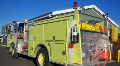 Fire Safety Week at Long Beach Elementary School