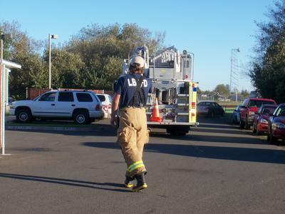Fire Safety Week at Long Beach Elementary School