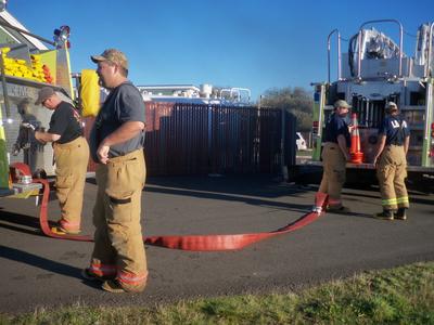 Fire Safety Week at Long Beach Elementary School