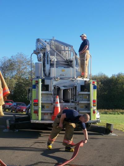 Fire Safety Week at Long Beach Elementary School