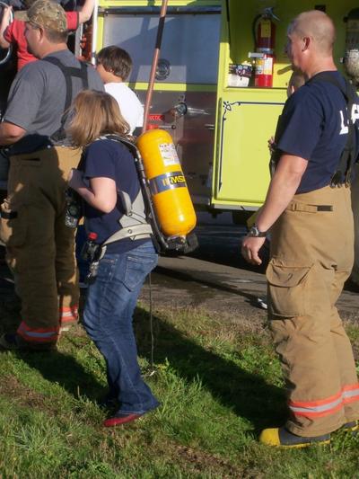 Fire Safety Week at Long Beach Elementary School