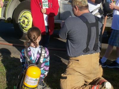 Fire Safety Week at Long Beach Elementary School