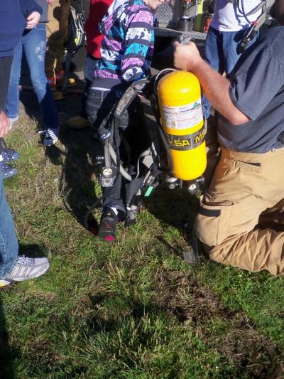 Fire Safety Week at Long Beach Elementary School