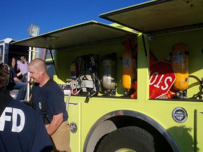 Fire Safety Week at Long Beach Elementary School
