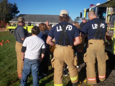 Fire Safety Week at Long Beach Elementary School