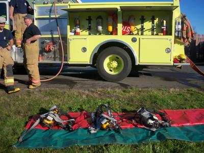 Fire Safety Week at Long Beach Elementary School