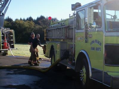 Fire Safety Week at Long Beach Elementary School