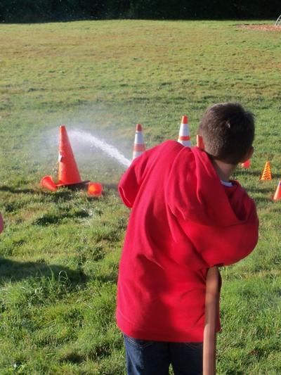 Fire Safety Week at Long Beach Elementary School